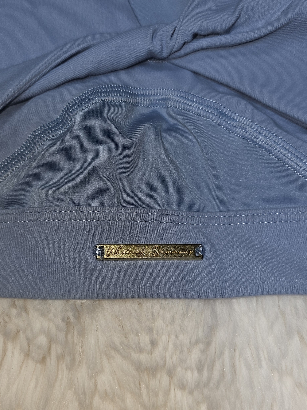 Gymshark Whitney Simmons Limited Edition Mesh Bra - Skylight Blue - XXL - Picture 2 of 8